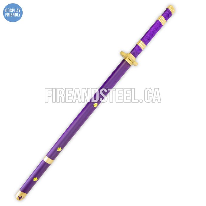 Roronoa Zoro's Purple "Enma" Katana (Zoro Sword Enma - Anime Accurate - High Density Foam)