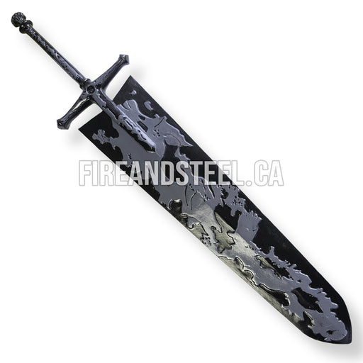 Black Clover - Astas Demon Slayer Sword (Fiberglass) - Main - Fire and Steel
