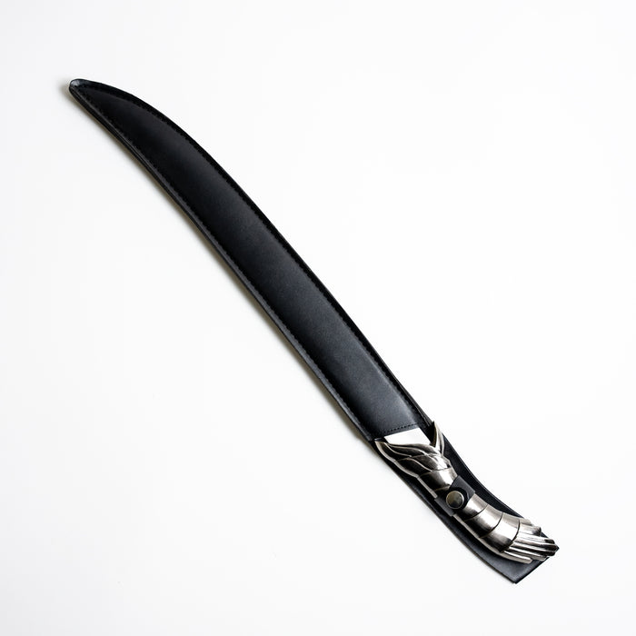 Altair's short dagger with a black leather sheath.