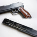 Closeup details of the Jackal pistol