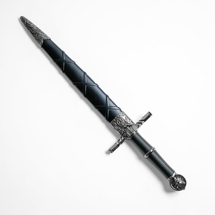 Épée en acier de Geralt de Riv (Geralt Sword - Wolf School - Dagger Miniature)