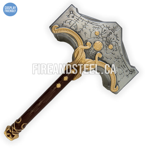 Thor's Hammer Keychain - God of War Game Merchandise