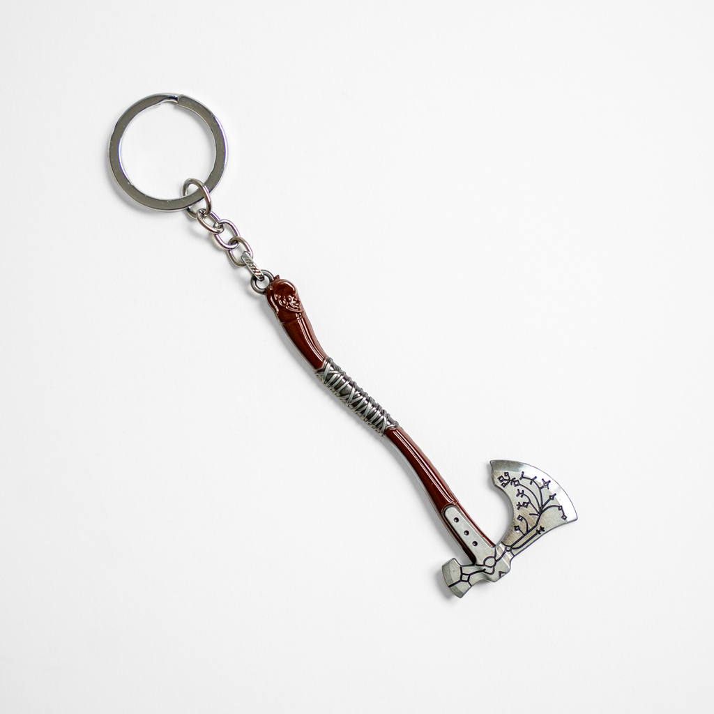 Kratos' Leviathan Axe Keychain Fire and Steel - Main Image