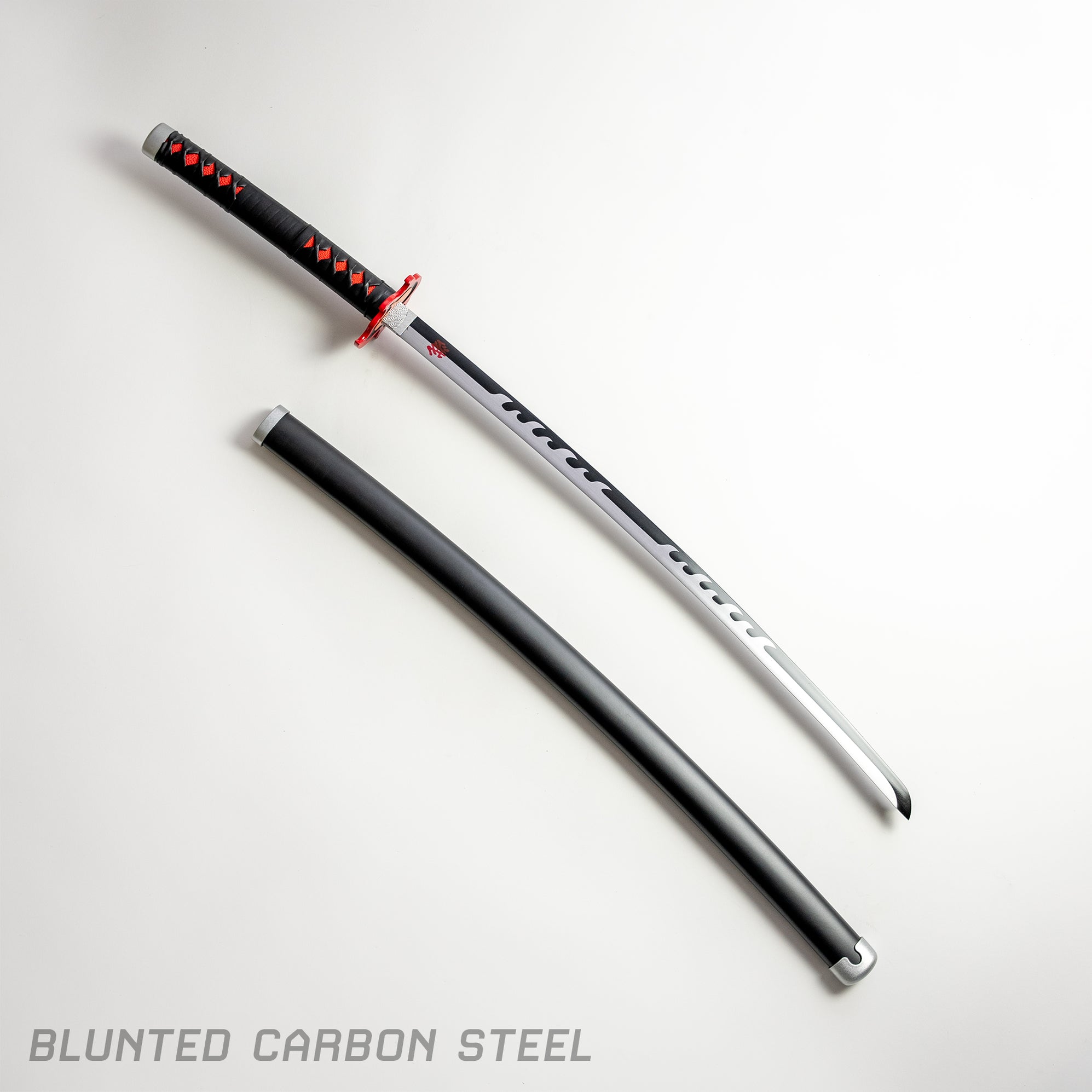 Tanjiro's Black Nichirin Sword Fire and Steel