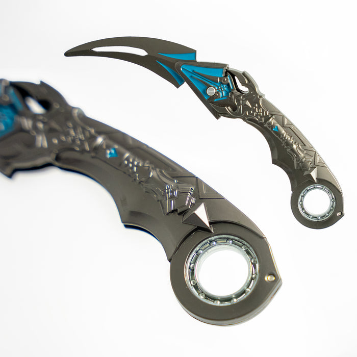 Karambit Fidget Spinner — Fire and Steel