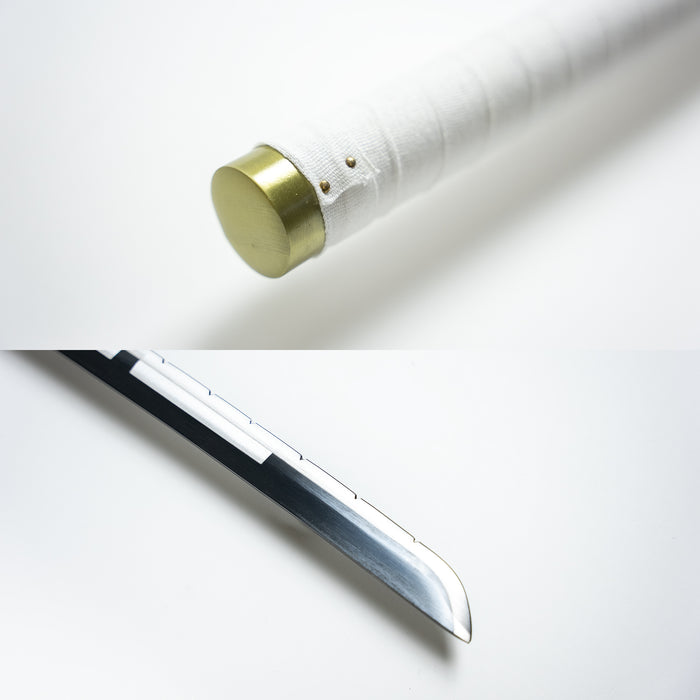 Details of Kenpachi’s chipped Katana from anime series Bleach