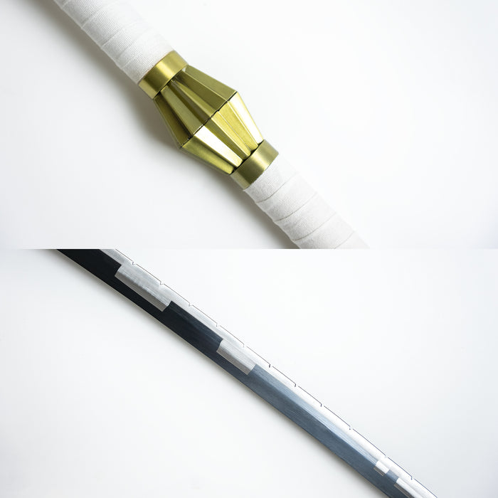 Details of Kenpachi’s chipped Katana from anime series Bleach
