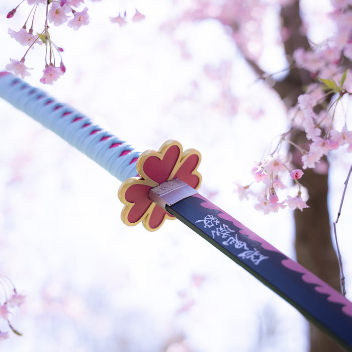 Katana Nichirin rose de Mitsuri Kanroji (Épée Mitsuri - Bois - Compatible cosplay)