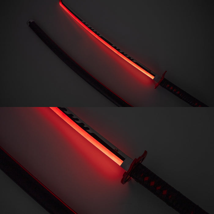 Tanjiro Kamado's Black Nichirin LED Katana 2.0