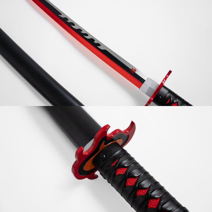 Tanjiro Kamado's Black Nichirin LED Katana 2.0