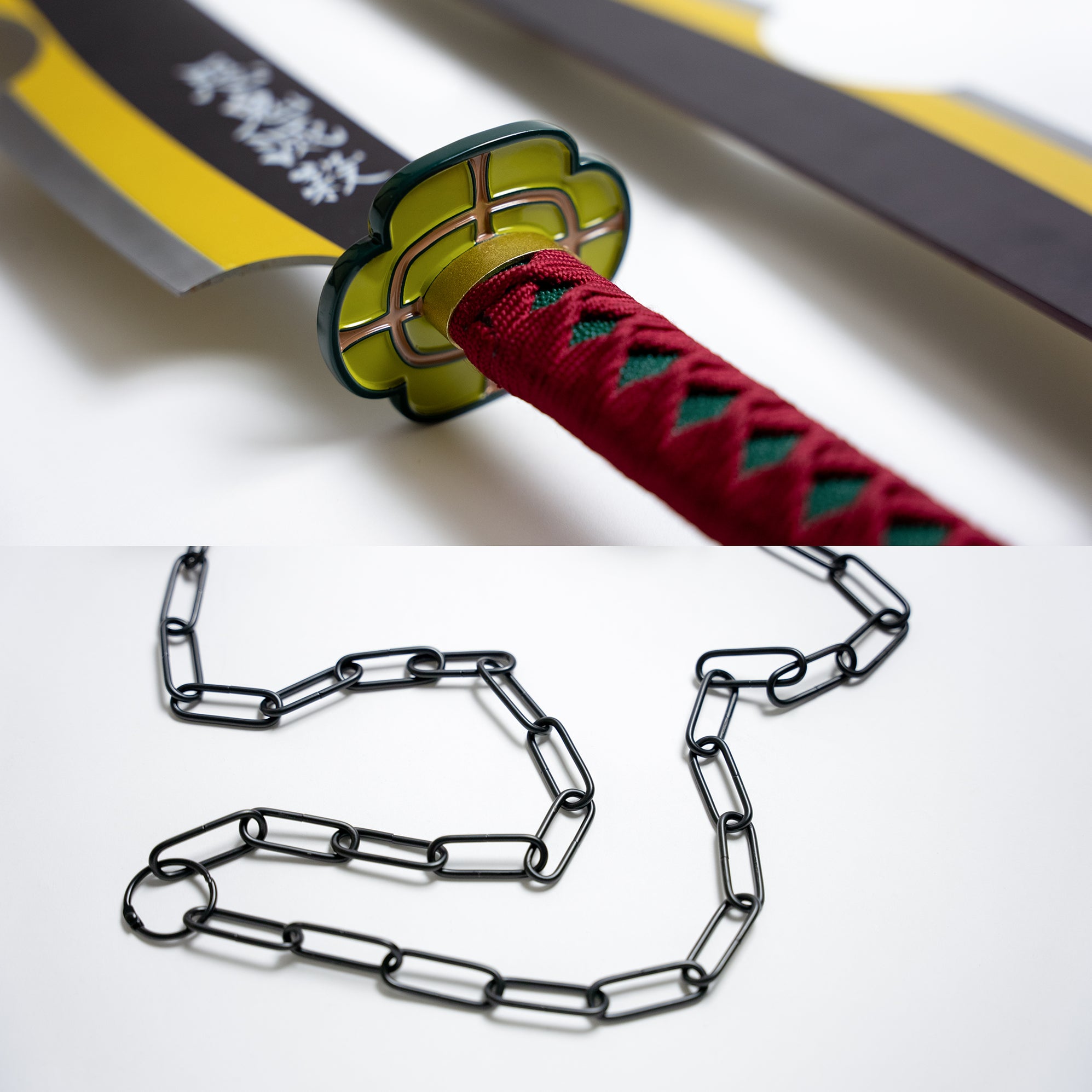 Tengen Sword - Tengen Uzui's Dual Nichirin Swords — Fire and Steel