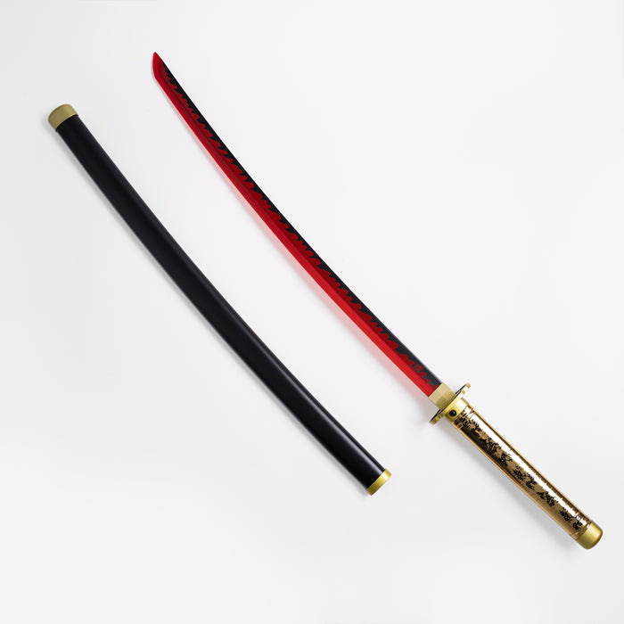 Yoriichi Tsugikuni's Red-Black Nichirin LED Katana