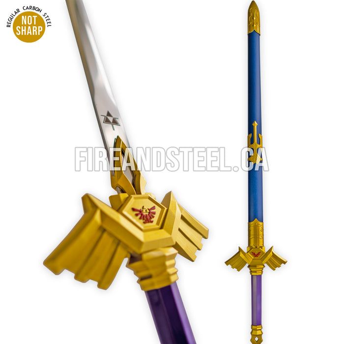 Legend of Zelda Master Sword Replica BOTW blue – Highlander Knives and  Swords