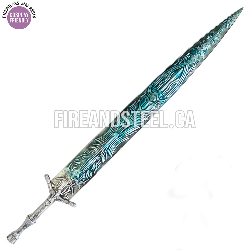 Collier Pendentif Épée Chasseur Bloodborne Punk Rock - Chaîne 61 Cm Pour Homme Et Femme