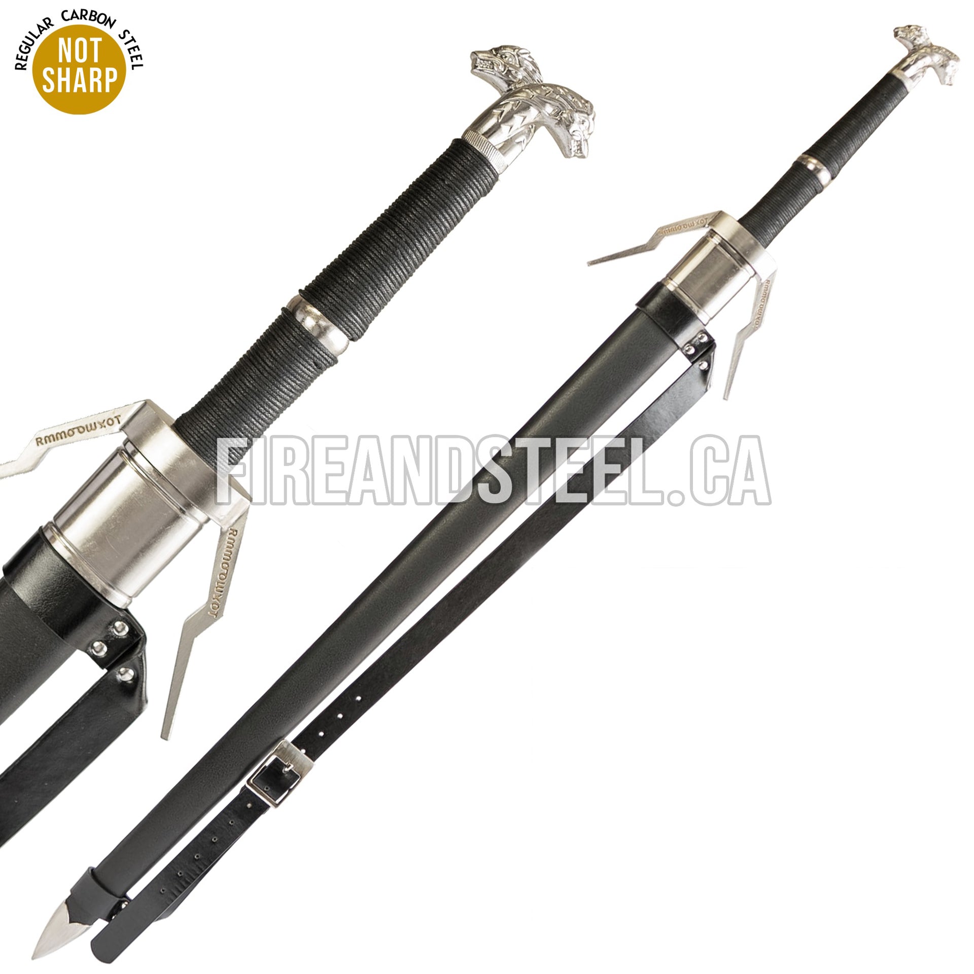 Runed Silver Rod Medieval Weapons & Swords for Sale | Fire and Steel