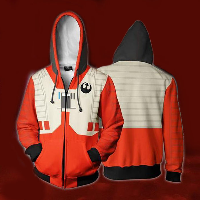 Star Wars - X-Wing Fighter Pilot Hoodie - Fire and Steel