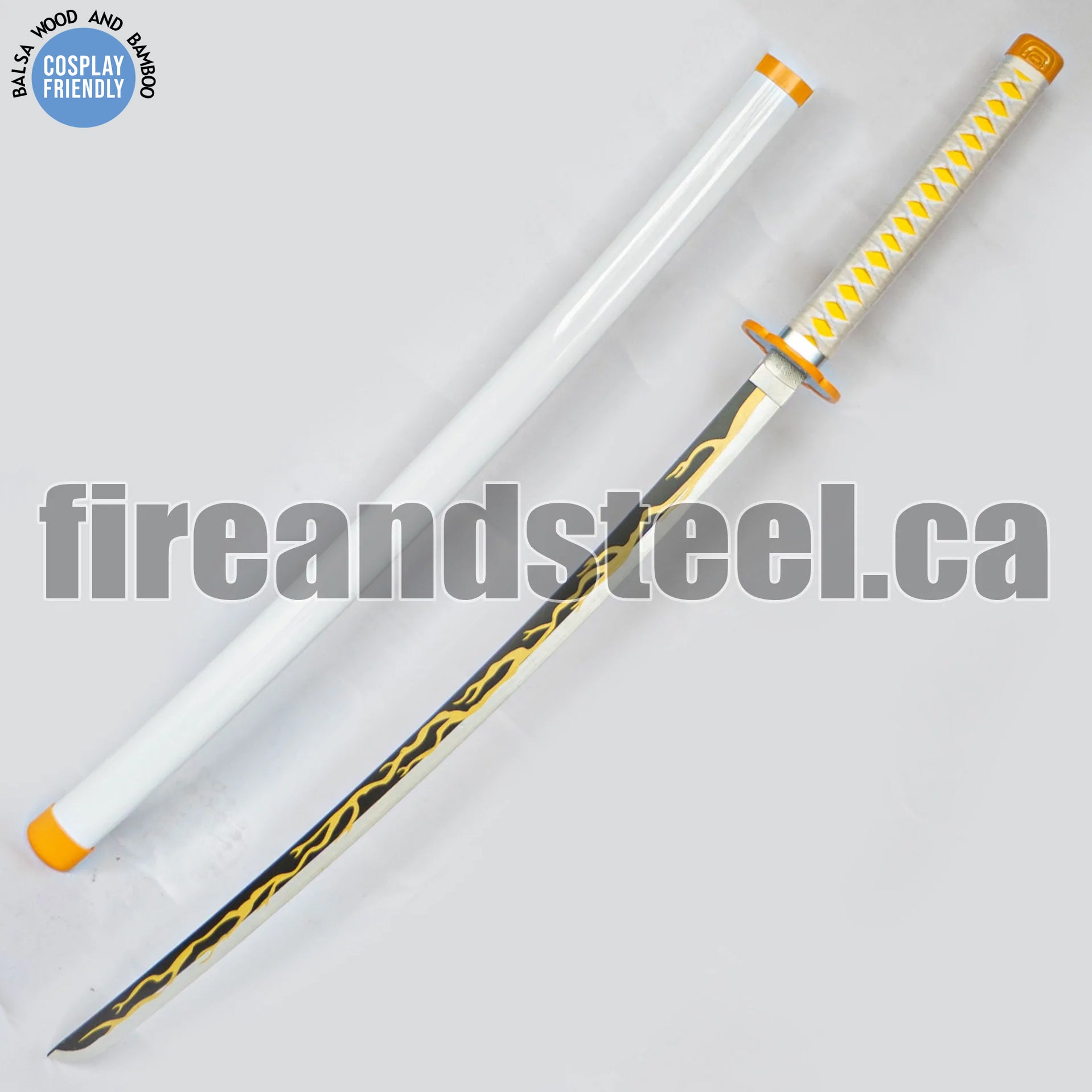 Zenitsu Sword - Nichirin Katana jaune de Zenitsu Agatsuma (Bois Zenitsu Sword - Nichirin Katana jaune de Zenitsu Agatsuma (Bois