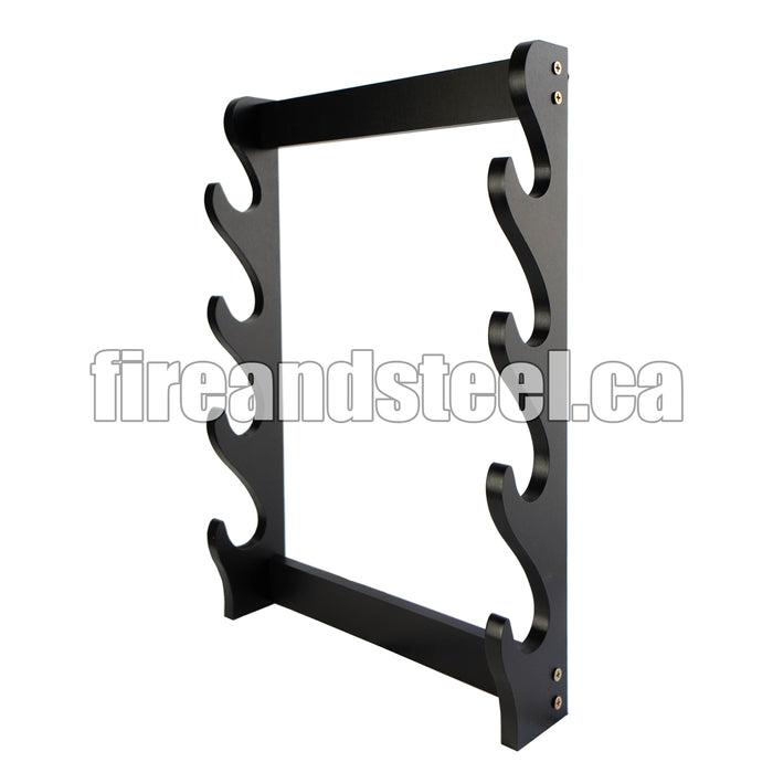 Fire and Steel - 4-Sword Wall-Mounted Stand - Fire and Steel