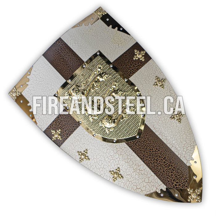 Fire and Steel - Royal Arms of England Shield - Fire and Steel