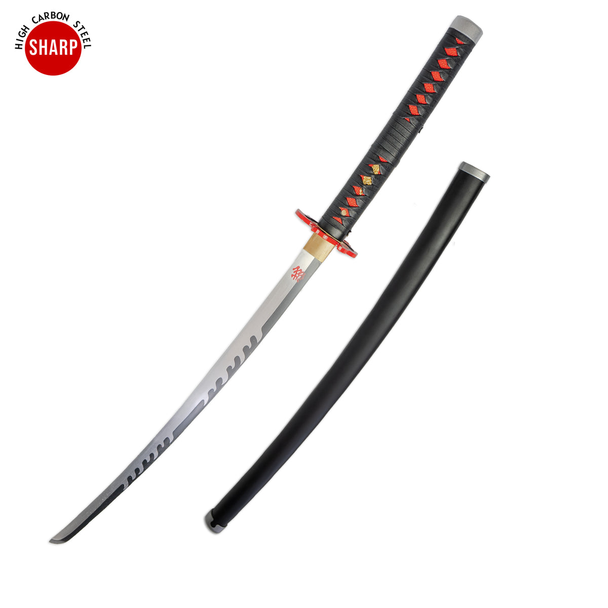 Tanjiro Sword - Katana Nichirin noir de Tanjiro Kamado (prêt au combat ...