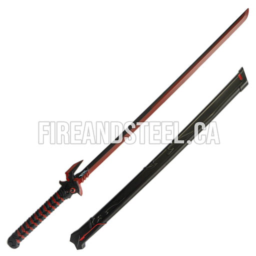 Overwatch - Oni Genji's Muramasa Sword (High Density Foam) - Fire and Steel