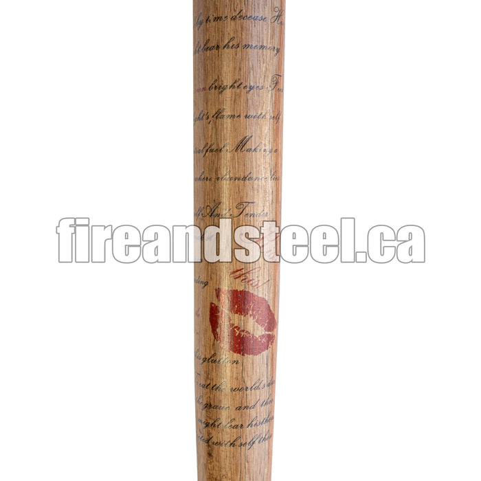 Suicide Squad - Harley Quinn's Bat (Wood) - Fire and Steel