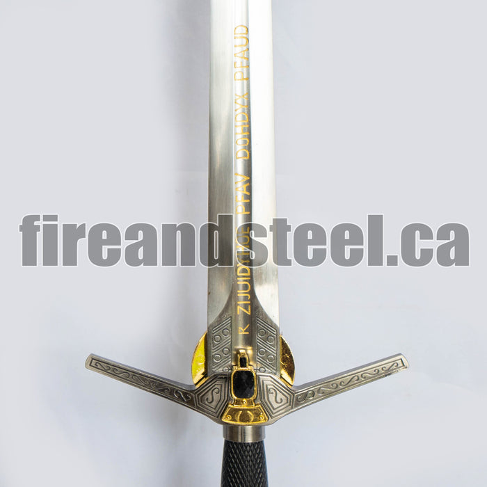 The Witcher - Geralt's Steel Sword (TV Series Ed. with Backstrap) - Fire and Steel