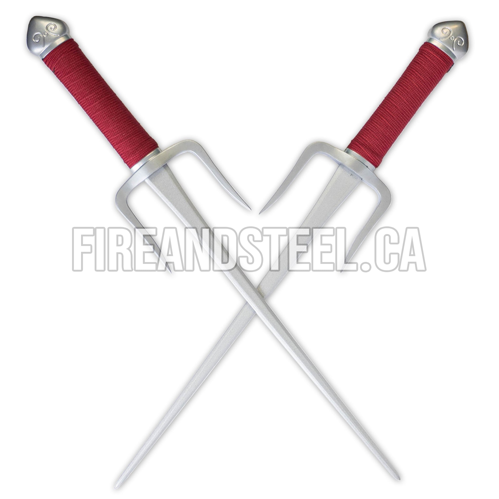 Raphael's Sai (Pair) - Fire and Steel