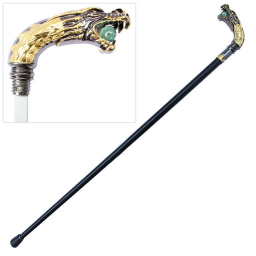 Fire and Steel - Golden Wyvern Cane Sword - Fire and Steel