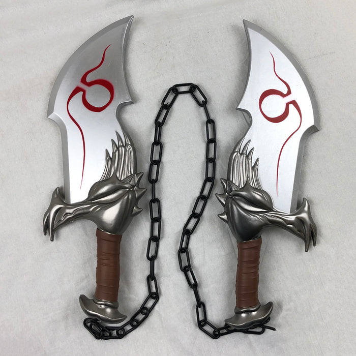 God of War - Kratos' Blades of Chaos (High Density Foam) - Fire and Steel