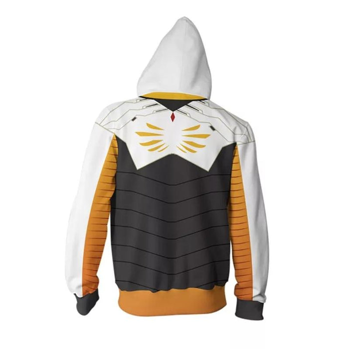 Overwatch - Mercy Hoodie - Fire and Steel