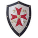 Fire and Steel - Knights Templar Heater Shield - Fire and Steel