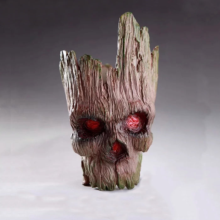 guardians of the galaxy plant pot Haunted Groot Flower Pot — Fire and Steel