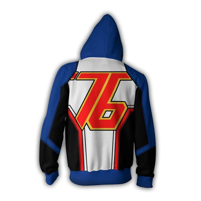 Overwatch - Soldier 76 Hoodie - Fire and Steel