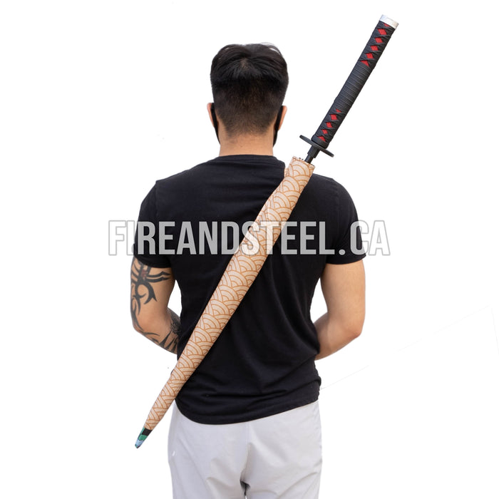 Tanjiro Nichirin Umbrella - Tanjiro Kamado’s Black Nichirin Katana